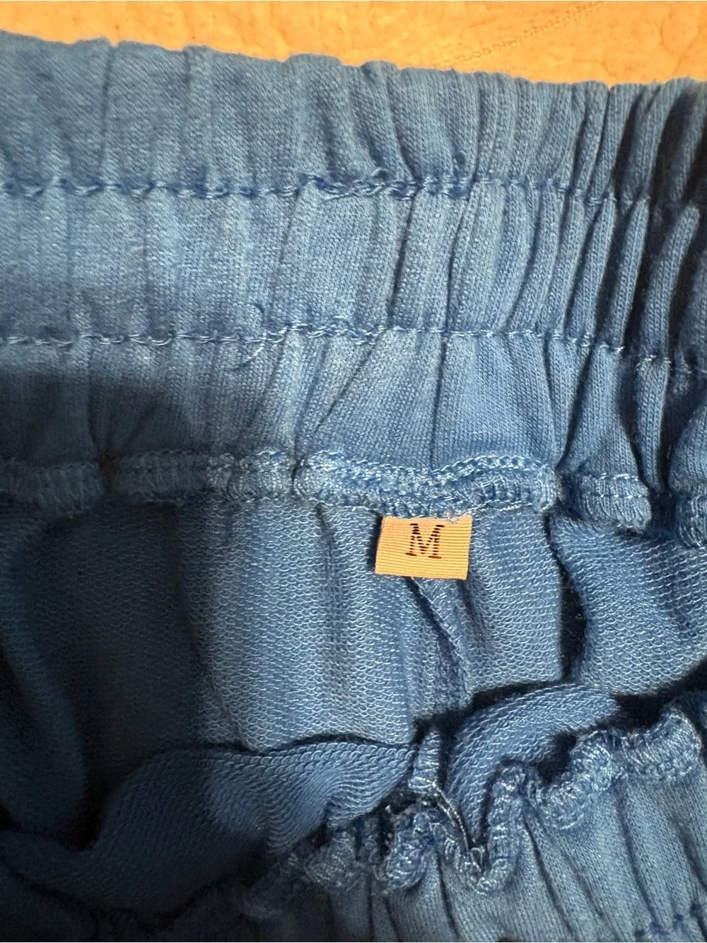 Fantaslook Blue Two Piece Sweatshirt Shorts Lounge Set Medium